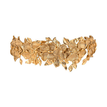 Shriya in Matte Gold Delicia Necklace