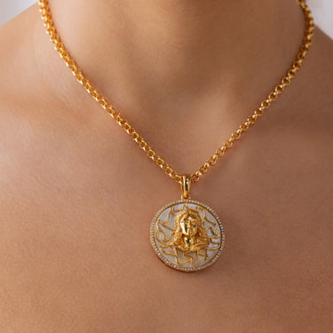 Circle of Evolution Pendant - Gold Plated