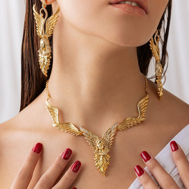 Wings of Liberty Statement Necklace