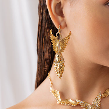 Wings of Liberty Earrings - Gold Plated