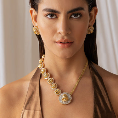 Celestial Sylvan 2 in 1 Necklace - Gold Plated