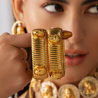 Angel's Aria Gold Plated Bangle