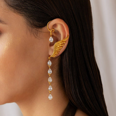 Soul on Fire Earcuff Pair - Gold Plated