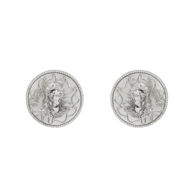 Pristine Stud Earrings - Silver Plated