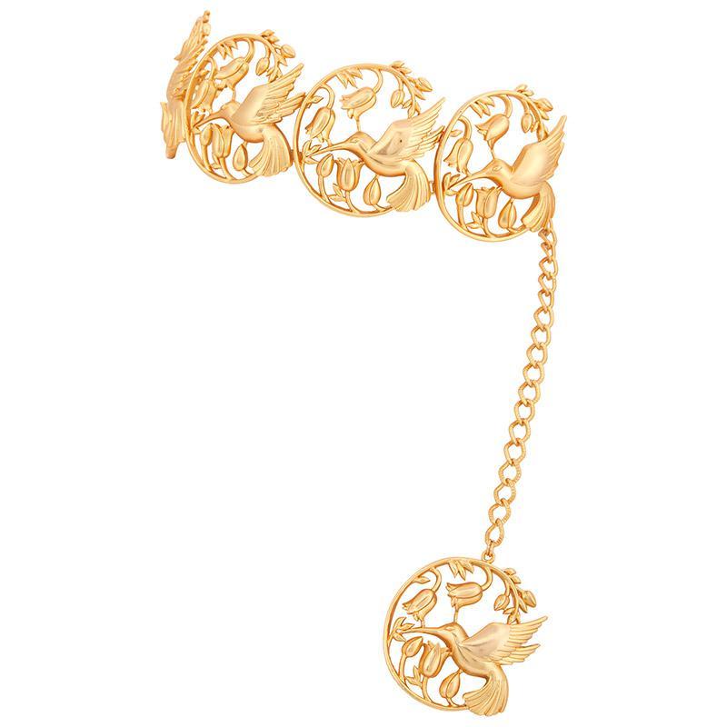 Hummingbird Choker Necklace and Stud Earrings Set Oplina jewellery 