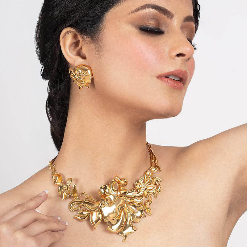 Gold Floral Ignis Set