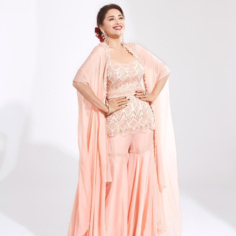 Madhuri Dixit Wearing Our Asma Earrings Oplina jewellery 