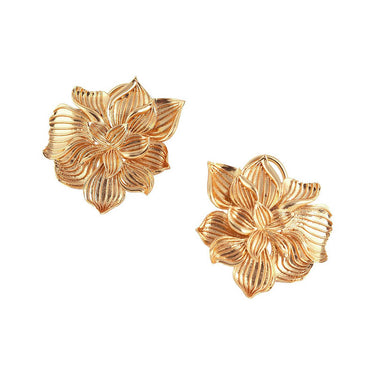 Fidelis Gold Plated Stud Earrings