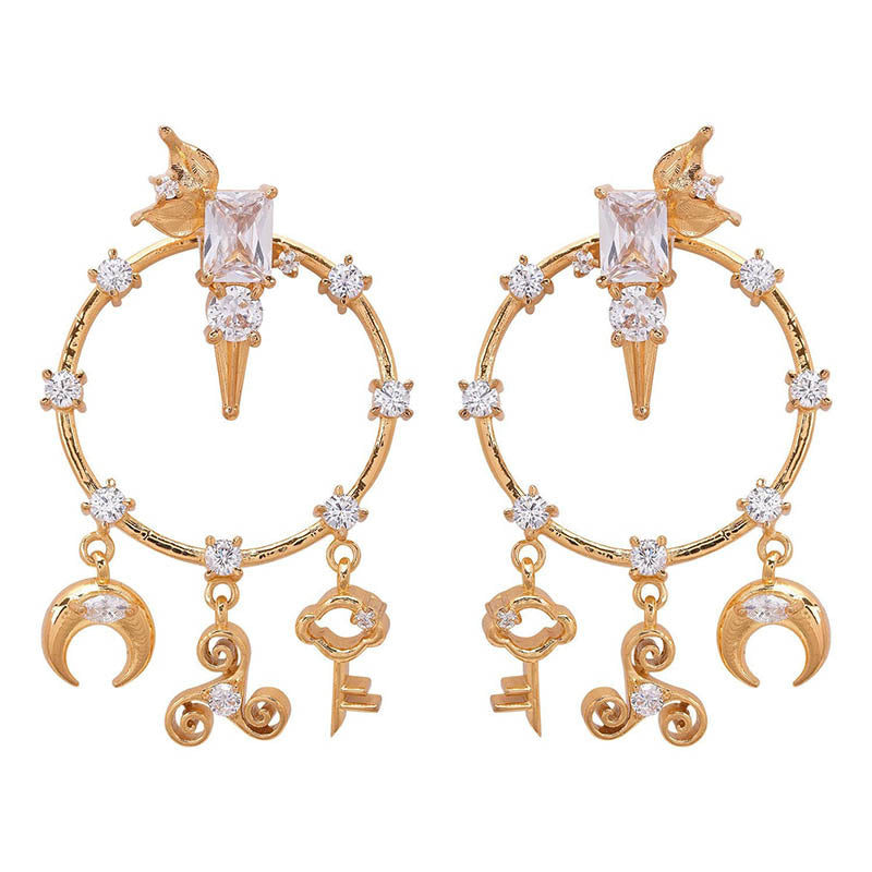 Crescent of Aegis Earrings