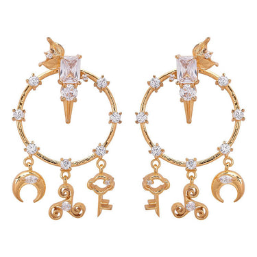Crescent of Aegis Earrings