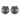 Gunmetal The Rekindle Dome Studs