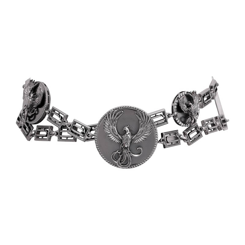 Gunmetal Dorothea Layered Choker
