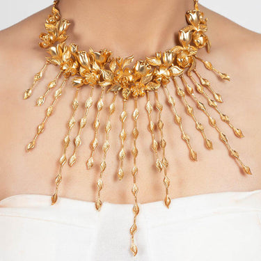 Viridus Gold Plated Necklace