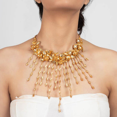 Viridus Gold Plated Necklace