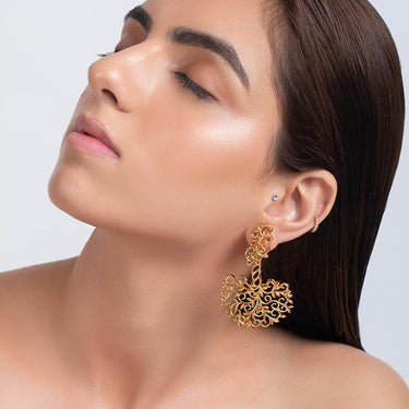 Tree of Life Gold Plated Earrings
