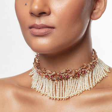 Mehr Pearl Choker Necklace