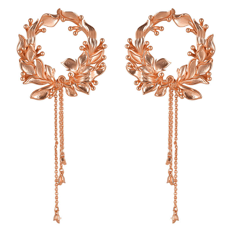 Rose Gold Vinum Earrings